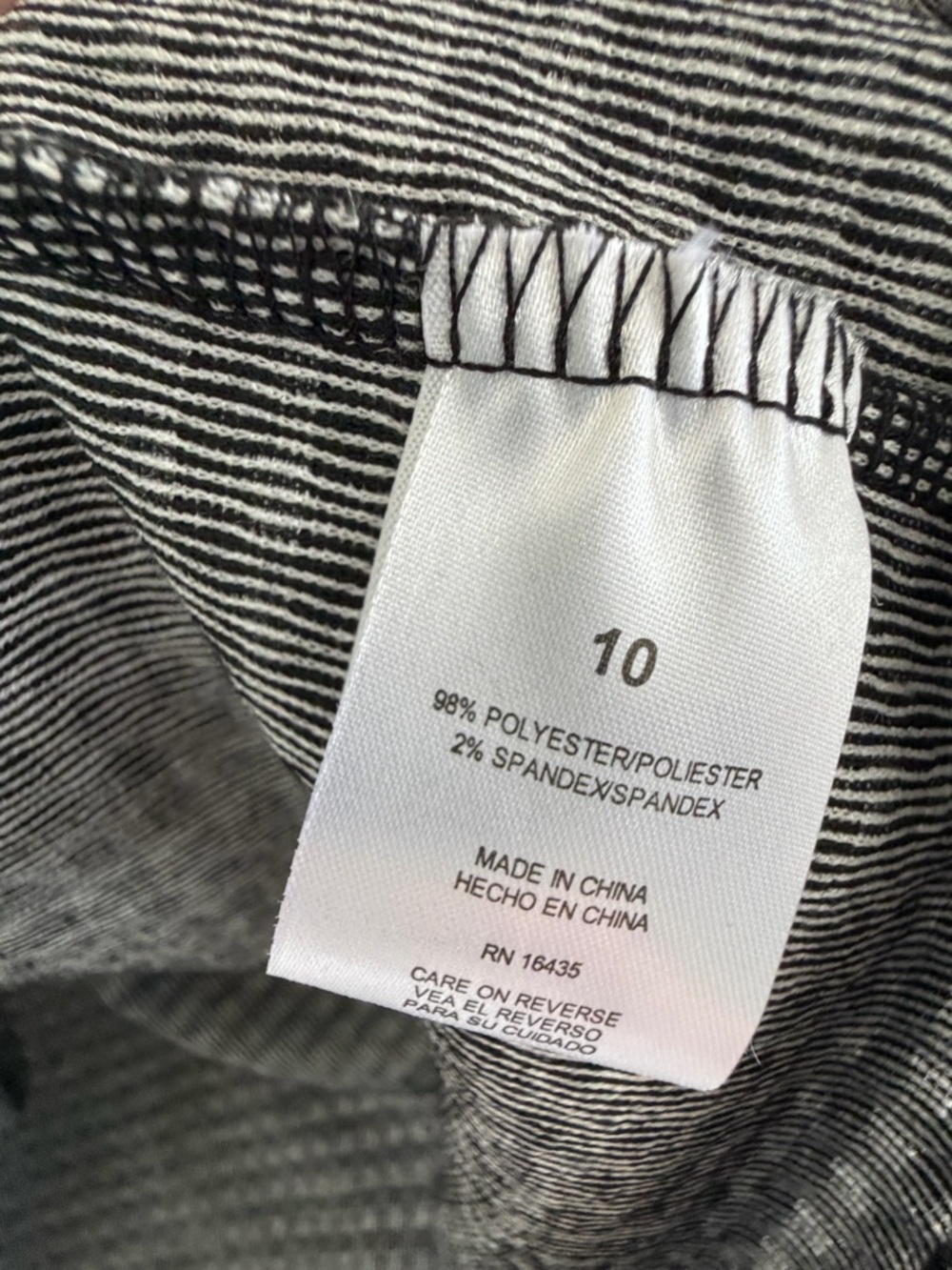 Tahari Girls Black White Gingham Dress Sz 10‎ Ruffle Cottagecore Picnic Sundress - Picture 5 of 7